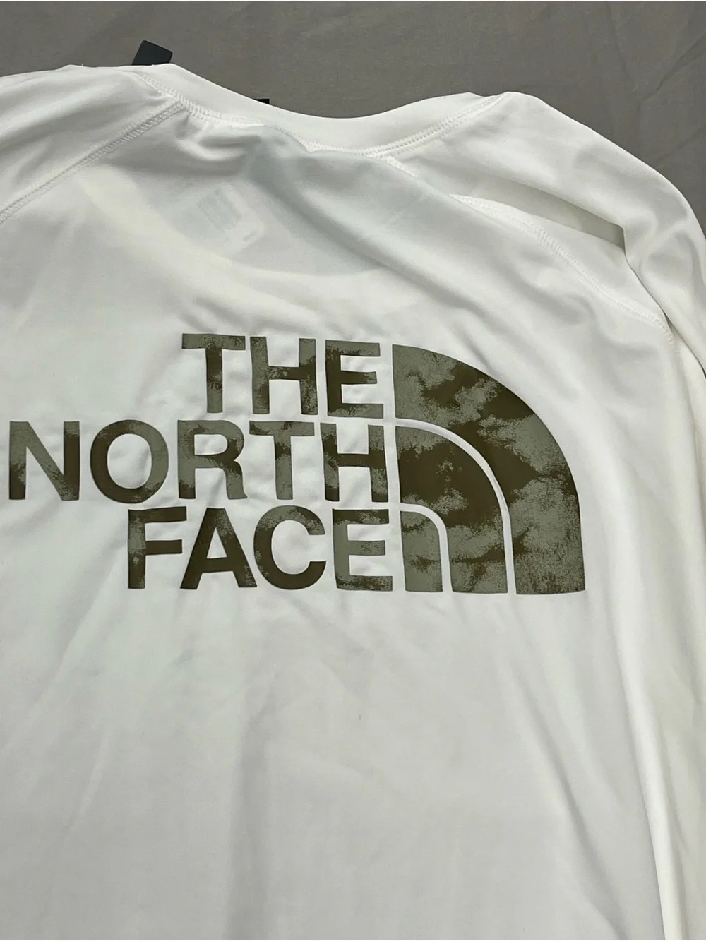 The North Face Men's Long-Sleeve Crew — White with Black Logo Men’s Size 2XL NWT